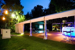 evening party marquee