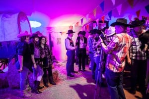 Winter maquee wild west theme