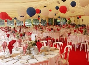 Wild West themed marquee party