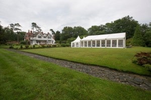 marquee back garden Surrey