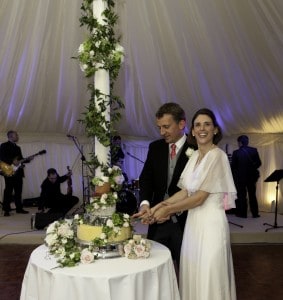 Wedding pole floral marquee Surrey