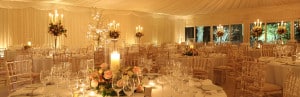 Evening wedding marquee ss