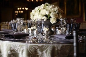 Marquee wedding table
