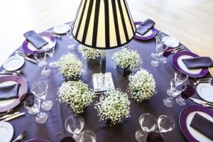 Marquee wedding table