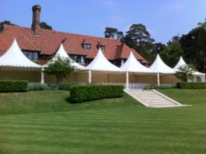 House extension marquee
