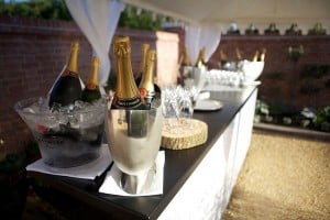 white illuminated bar