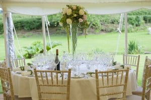 Traditional pole marquee