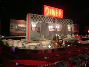 American diner theme 21st birthday