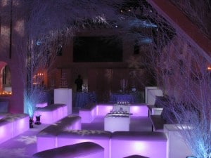 Marquee banqueting hall