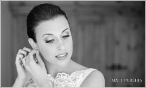 Black and white wedding image