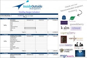 Wedding Budget Calculator, getting engaged