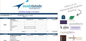 Wedding Budget Calculator