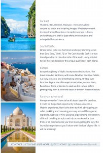Honeymoon guide pages