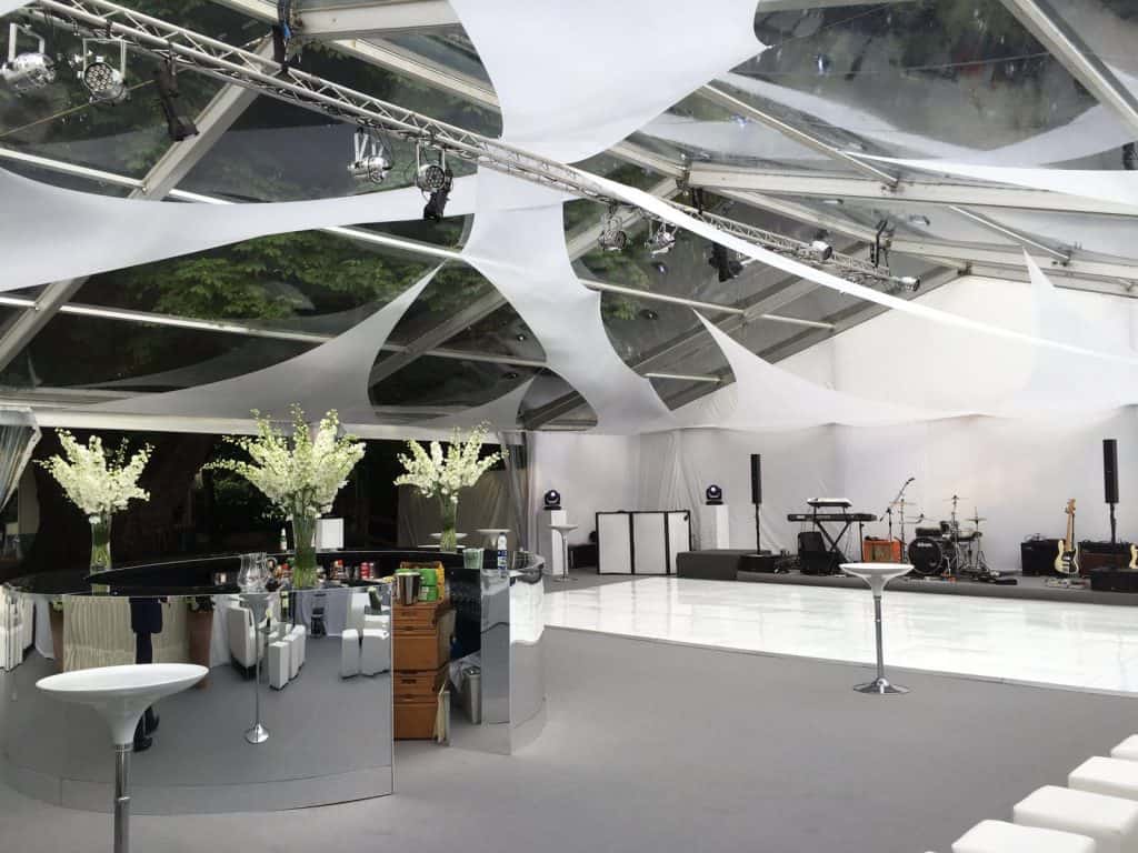 Marquee roof sails