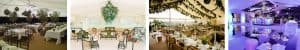 Wedding marquee hire: Different interior marquee decor images