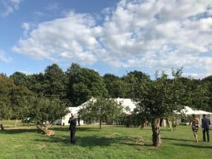 traditional pole marquee