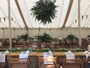 traditional pole marquee