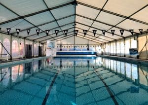 Long term marquee hire temporary structures