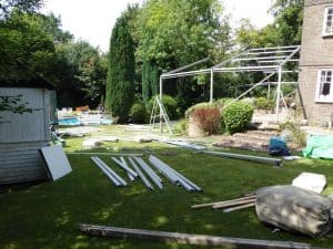 Will a marquee damage my lawn? summer work