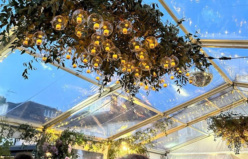 Garden room marquee luxury private parties